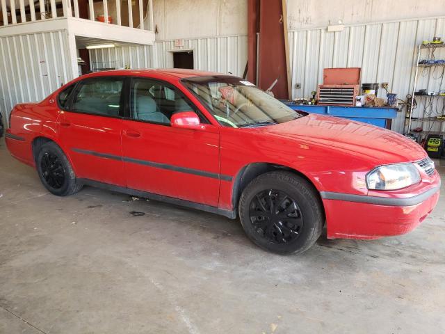 2G1WF52E849462924 - 2004 CHEVROLET IMPALA RED photo 4