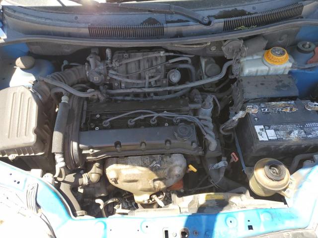 KL1TD52675B473218 - 2005 CHEVROLET AVEO BASE BLUE photo 11