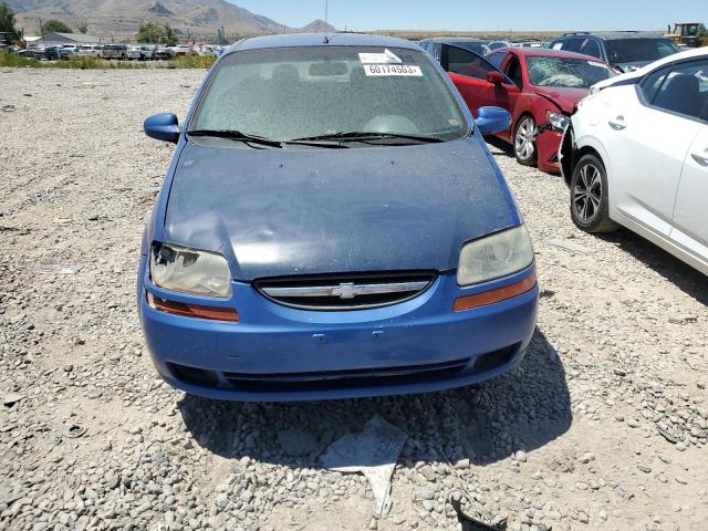 KL1TD52675B473218 - 2005 CHEVROLET AVEO BASE BLUE photo 5