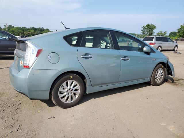 JTDKN3DP4C3022685 - 2012 TOYOTA PRIUS PLUG Теңіз түсті фото 3