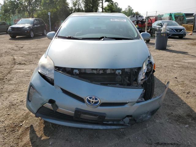JTDKN3DP4C3022685 - 2012 TOYOTA PRIUS PLUG Теңіз түсті фото 5