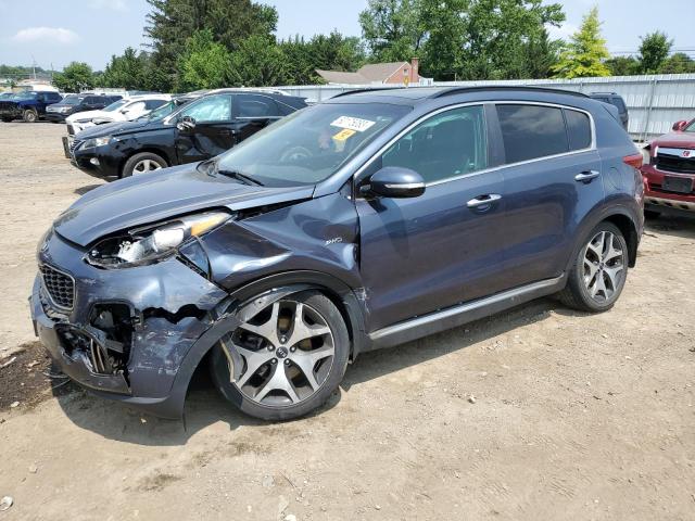 KNDPRCA67J7363686 - 2018 KIA SPORTAGE SX BLUE photo 1