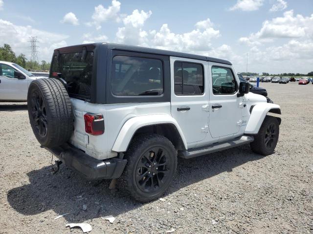 1C4JJXP66MW758786 - 2021 JEEP WRANGLER U SAHARA 4XE WHITE photo 3