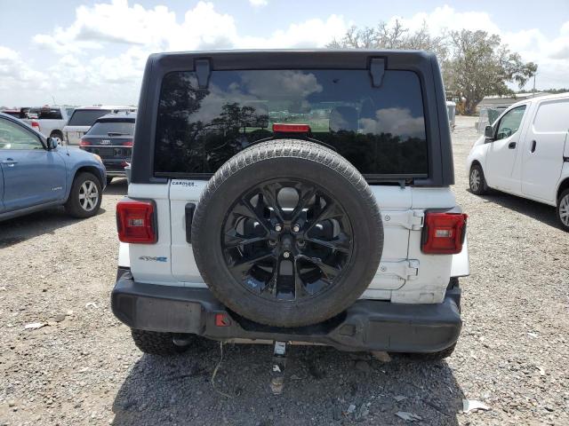 1C4JJXP66MW758786 - 2021 JEEP WRANGLER U SAHARA 4XE WHITE photo 6