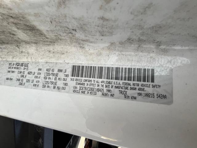 3C6TRVCG9GE108425 - 2016 RAM PROMASTER 2500 HIGH Ақ фото 10