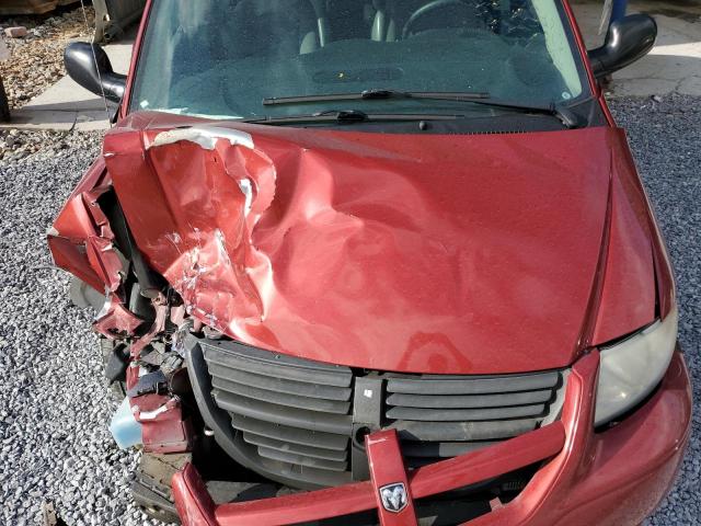 1D4GP45R76B731582 - 2006 DODGE CARAVAN SXT RED photo 12