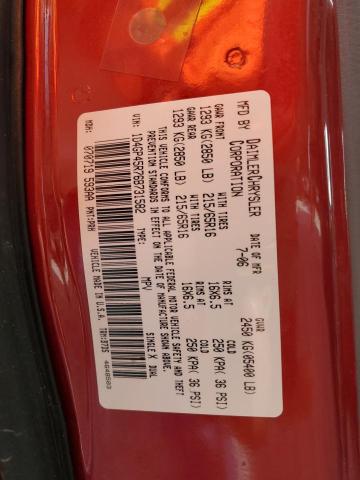 1D4GP45R76B731582 - 2006 DODGE CARAVAN SXT RED photo 13