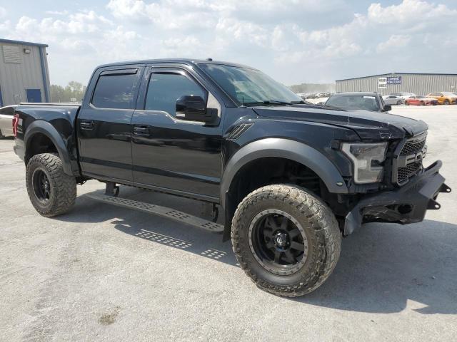 1FTFW1RG0JFD63962 - 2018 FORD F150 RAPTOR BLACK photo 4