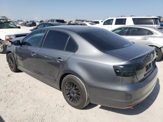 3VW2K7AJ7EM312398 - 2014 VOLKSWAGEN JETTA BASE GRAY photo 2