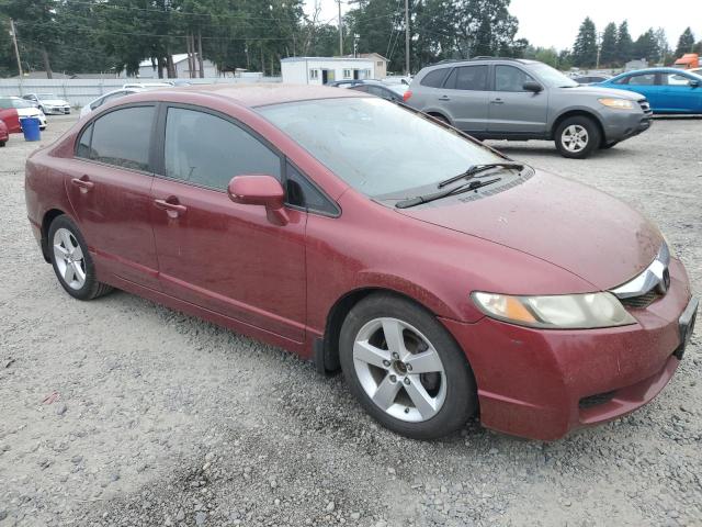 19XFA16699E018266 - 2009 HONDA CIVIC LX-S Kırmızı fotoğraf 4