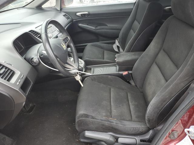 19XFA16699E018266 - 2009 HONDA CIVIC LX-S Kırmızı fotoğraf 7