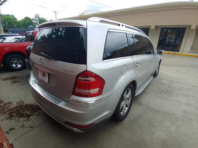 4JGBF7BEXBA672438 - 2011 MERCEDES-BENZ GL 450 4MATIC SILVER photo 4