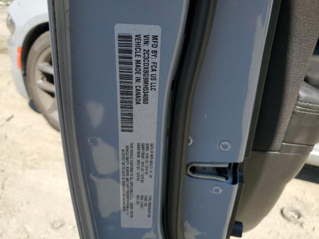 2C3CDXBG9MH534060 - 2021 DODGE CHARGER SXT GRAY photo 12