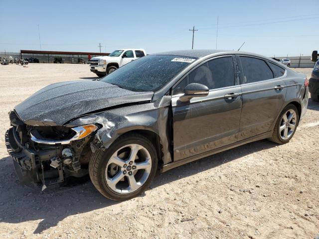 3FA6P0H79FR224082 - 2015 FORD FUSION SE GRAY photo 1