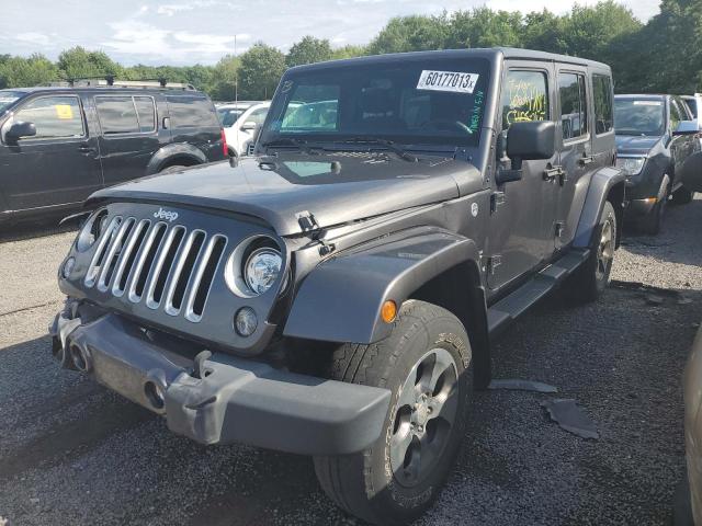 1C4BJWEG3JL912412 - 2018 JEEP WRANGLER U SAHARA GRAY photo 1