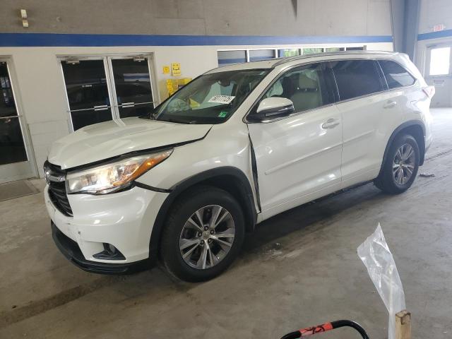 5TDKKRFH2FS041496 - 2015 TOYOTA HIGHLANDER XLE 白色 照片 1