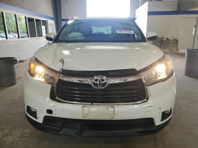 5TDKKRFH2FS041496 - 2015 TOYOTA HIGHLANDER XLE 白色 照片 5