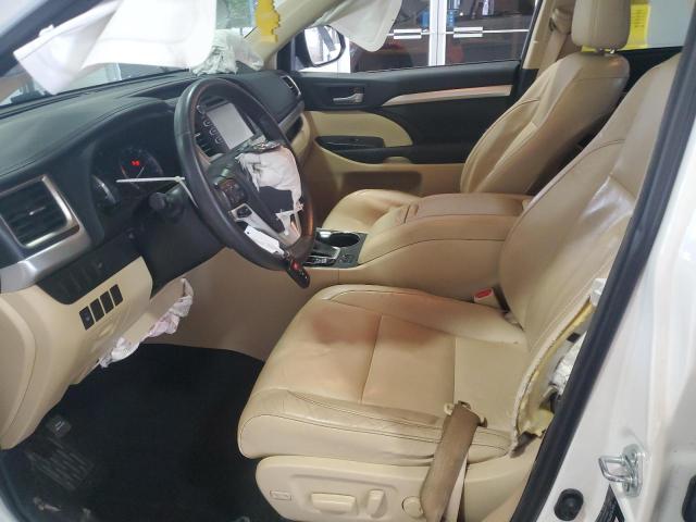 5TDKKRFH2FS041496 - 2015 TOYOTA HIGHLANDER XLE 白色 照片 7