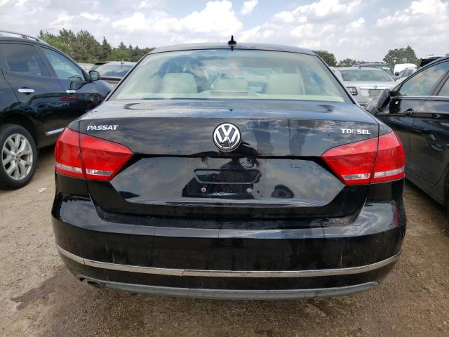 1VWCN7A34CC003323 - 2012 VOLKSWAGEN PASSAT SEL BLACK photo 6