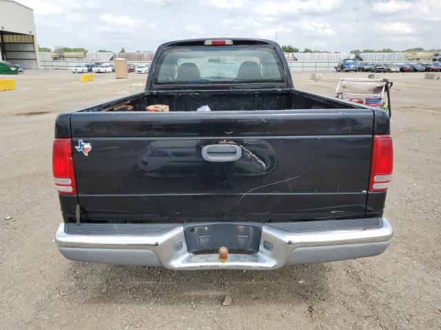 1D7GL42K24S711579 - 2004 DODGE DAKOTA SLT BLACK photo 6