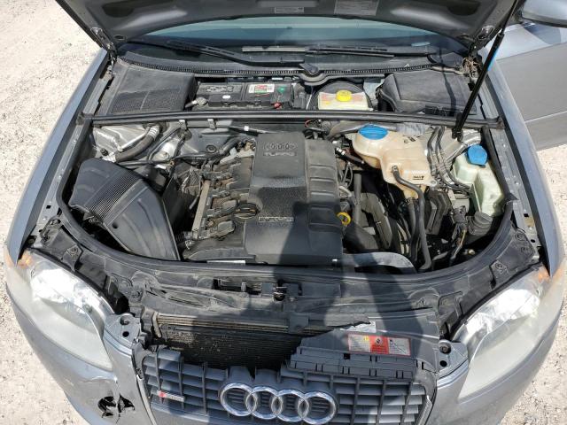 WAUDF78E68A132241 - 2008 AUDI A4 2.0T QUATTRO GRAY photo 11