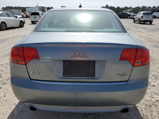 WAUDF78E68A132241 - 2008 AUDI A4 2.0T QUATTRO GRAY photo 6