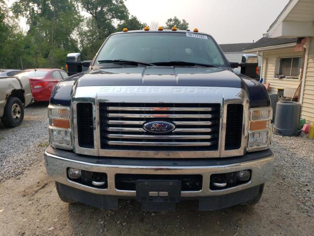 1FTSW2BR0AEA87062 - 2010 FORD F250 SUPER DUTY BLUE photo 5