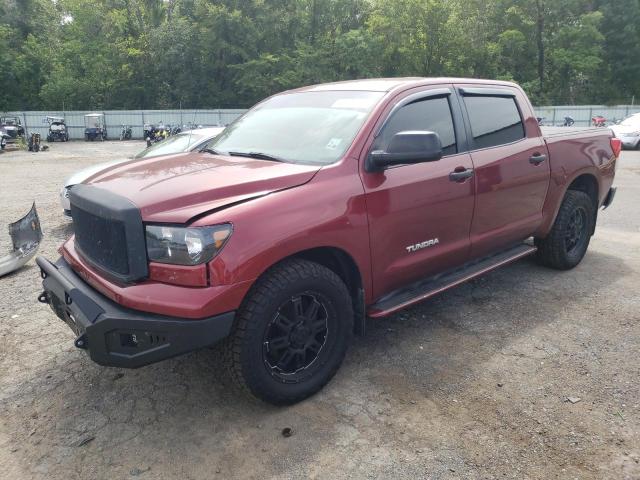 5TFEY5F19AX074683 - 2010 TOYOTA TUNDRA CREWMAX SR5 RED photo 1