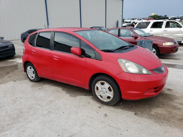 JHMGE8G3XDC080148 - 2013 HONDA FIT RED photo 4