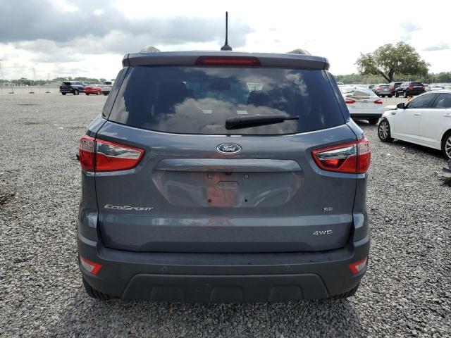 MAJ6P1UL2JC159396 - 2018 FORD ECOSPORT SE ნაცრისფერი ფოტო 6