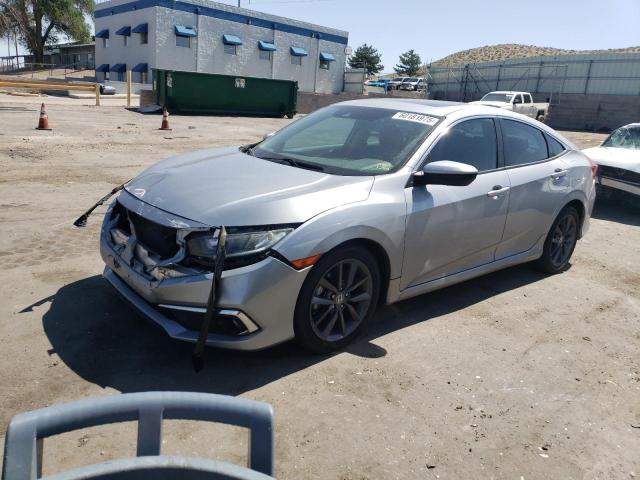 19XFC1F74ME003590 - 2021 HONDA CIVIC EXL SILVER photo 1