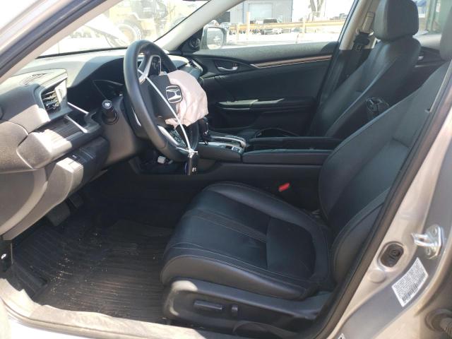 19XFC1F74ME003590 - 2021 HONDA CIVIC EXL SILVER photo 7