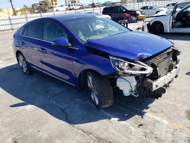 KMHC85LC3KU138213 - 2019 HYUNDAI IONIQ LIMITED BLUE photo 4