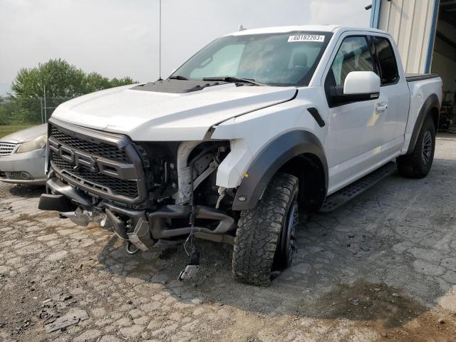 1FTEX1RG0KFC41936 - 2019 FORD F150 RAPTOR WHITE photo 1