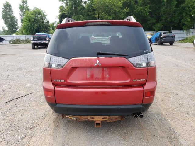 JA4MT41XX8Z603406 - 2008 MITSUBISHI OUTLANDER XLS RED photo 6