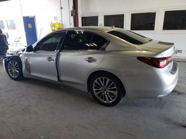 JN1EV7AR8KM559095 - 2019 INFINITI Q50 LUXE SILVER photo 2