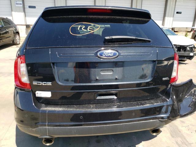 2FMDK3JC0EBB62329 - 2014 FORD EDGE SEL BLACK photo 6