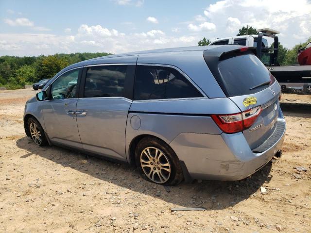 5FNRL5H42CB034224 - 2012 HONDA ODYSSEY EX BLUE photo 2