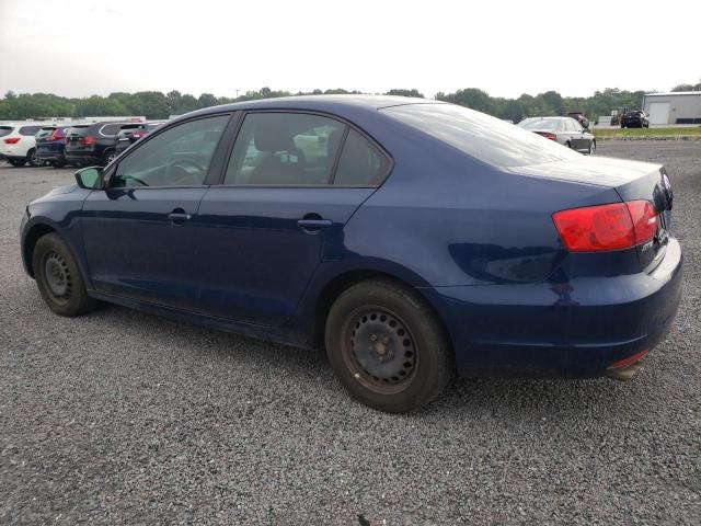 3VW2K7AJXDM451505 - 2013 VOLKSWAGEN JETTA BASE Blau Foto 2