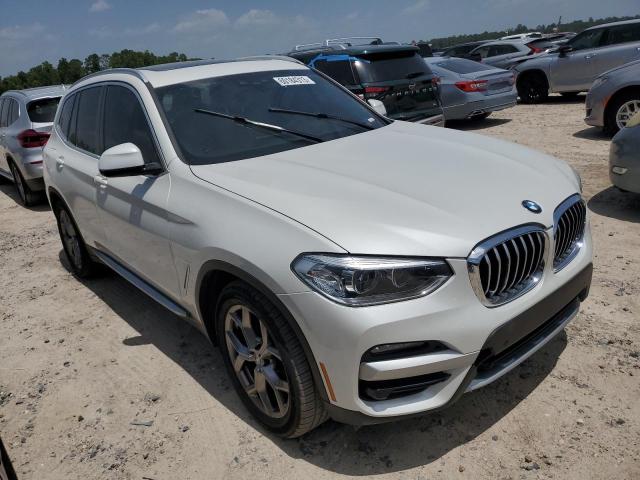 5UXTY3C05M9F41311 - 2021 BMW X3 SDRIVE30I WHITE photo 4
