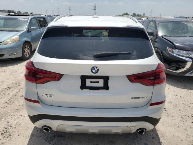 5UXTY3C05M9F41311 - 2021 BMW X3 SDRIVE30I WHITE photo 6