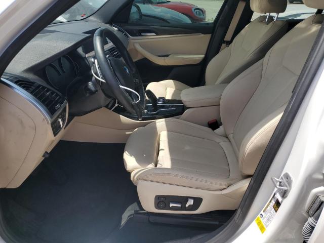 5UXTY3C05M9F41311 - 2021 BMW X3 SDRIVE30I WHITE photo 7