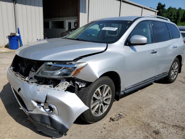 5N1AR2MNXEC702758 - 2014 NISSAN PATHFINDER S SILVER photo 1