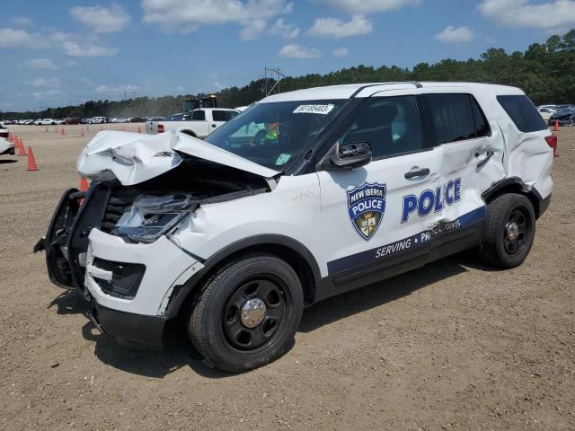 1FM5K8AR7JGB70162 - 2018 FORD EXPLORER POLICE INTERCEPTOR WHITE photo 1