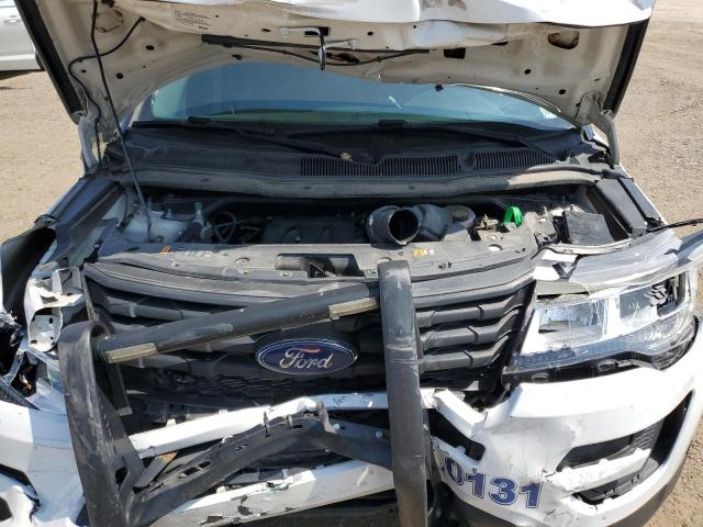 1FM5K8AR7JGB70162 - 2018 FORD EXPLORER POLICE INTERCEPTOR WHITE photo 12