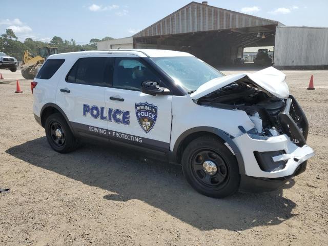 1FM5K8AR7JGB70162 - 2018 FORD EXPLORER POLICE INTERCEPTOR WHITE photo 4