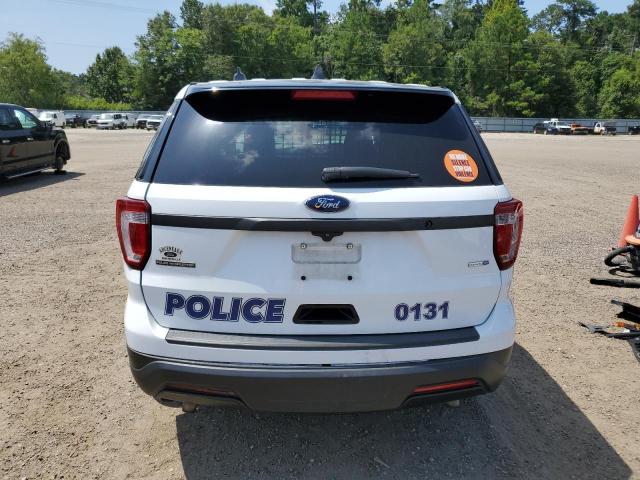 1FM5K8AR7JGB70162 - 2018 FORD EXPLORER POLICE INTERCEPTOR WHITE photo 6