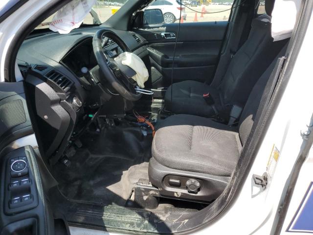 1FM5K8AR7JGB70162 - 2018 FORD EXPLORER POLICE INTERCEPTOR WHITE photo 7