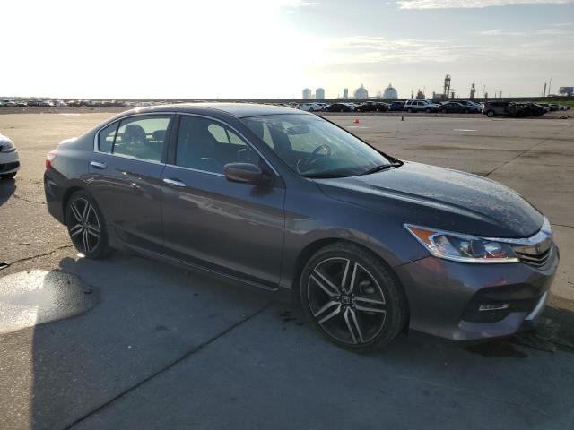 1HGCR2F18HA076992 - 2017 HONDA ACCORD SPORT SPECIAL EDITION GRAY photo 4