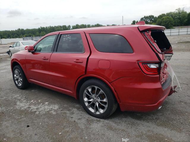 1C4RDJDG3KC734044 - 2019 DODGE DURANGO GT RED photo 2